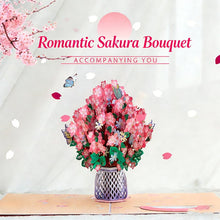 Load image into Gallery viewer, Paper Love 3D Cherry Blossom Flower Bouquet