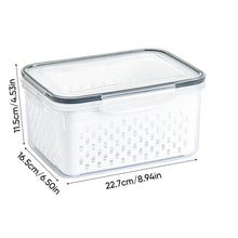 Load image into Gallery viewer, Food Storage Containers for Fridge with Removable Colander