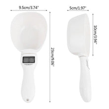 Load image into Gallery viewer, Digital Pet Food Measuring Scoop Feed Spoon