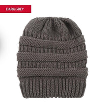Load image into Gallery viewer, Soft Knit Ponytail Cap