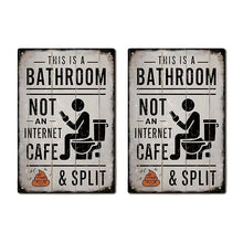 Load image into Gallery viewer, Creative Bathroom Door Sign