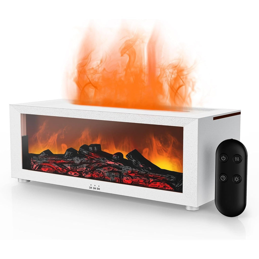 Colorful Fireplace Flame Humidifier Aromatherapy Diffuser
