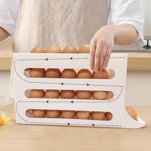 Load image into Gallery viewer, 4-Tier Sliding Egg Storage Box