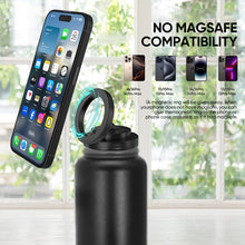 Load image into Gallery viewer, Water Bottle with Magnetic Phone Holder
