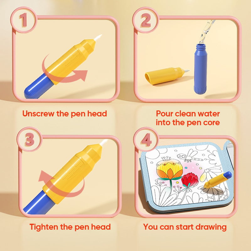 Easy and Fun Paint Magic with Water