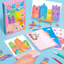 Load image into Gallery viewer, Creative Rainbow Scratch Art Postcard Set for Kids