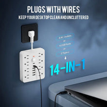 Load image into Gallery viewer, 14 in 1 US Standard Multifunctional Power Strip