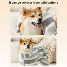 Load image into Gallery viewer, Striped Pattern Pet Bath Towel