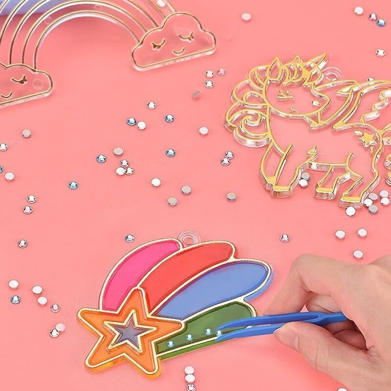Sakerplus DIY Crystal Paint Arts and Crafts Set