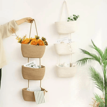 Load image into Gallery viewer, Decorative 3-Tier Hanging Organizer Bag