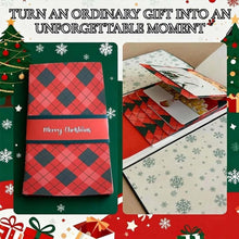 Load image into Gallery viewer, Handmade Waterfall Christmas Gift Card Booklet