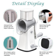 Load image into Gallery viewer, 5 in 1 Rotary Cheese Grater Shredder