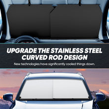 Load image into Gallery viewer, Nano-Insulated Retractable Car Sunshade Curtain