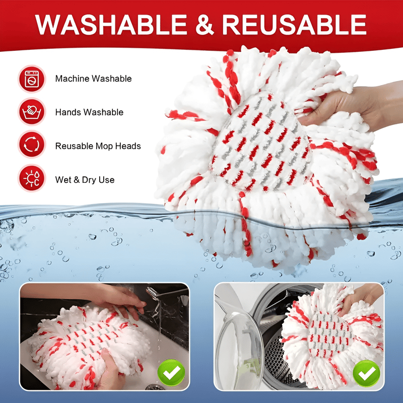 Microfiber Spin Mop Head