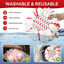 Load image into Gallery viewer, Microfiber Spin Mop Head