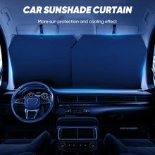 Load image into Gallery viewer, Nano-Insulated Retractable Car Sunshade Curtain