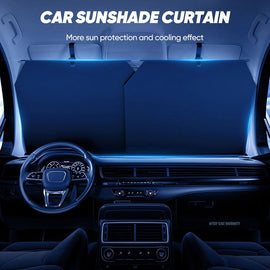 Nano-Insulated Retractable Car Sunshade Curtain