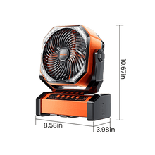 Load image into Gallery viewer, Outdoor Portable Cooling Fan - SAKER® Rechargeable Camping Fan