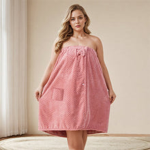 Load image into Gallery viewer, Plus Size Solid Color Bath Towel