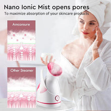 Load image into Gallery viewer, Nano Ionic Facial Steamer Humidifier