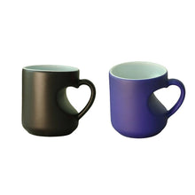 Load image into Gallery viewer, Heart-shaped Color-changing Ceramic Mug