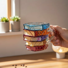 Load image into Gallery viewer, Hand-painted Book Coffee Cup