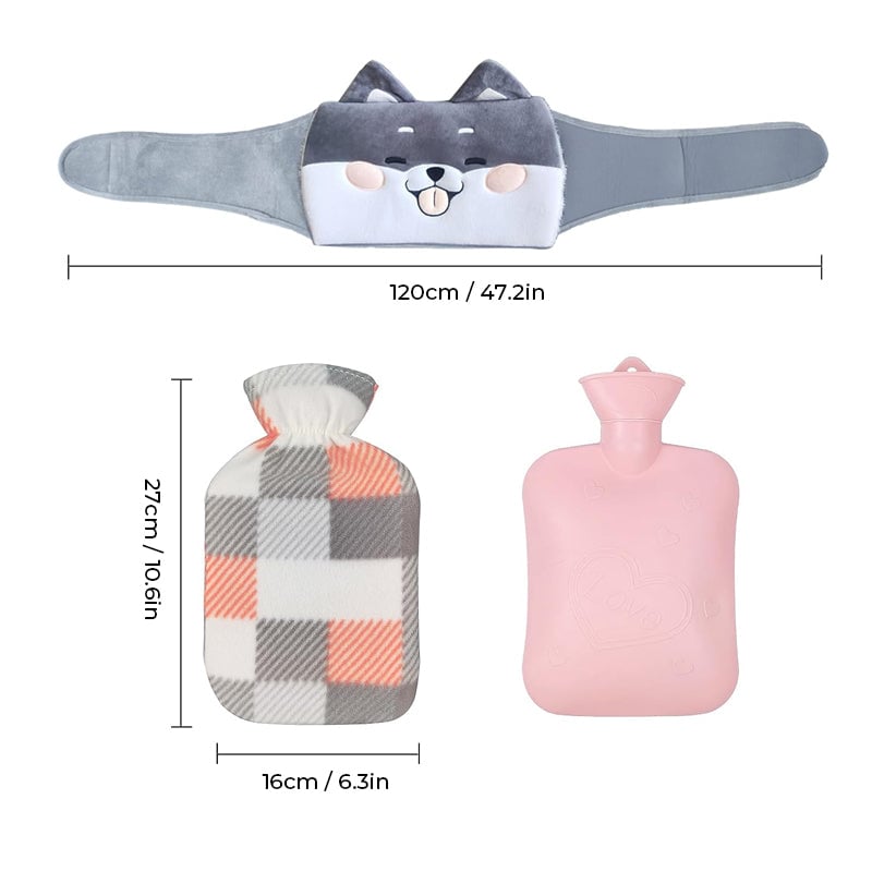 【Extra 50% OFF】🔥Plush Refillable Hot Water Bottle Belt🔥