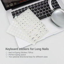 Load image into Gallery viewer, Long Nail Typing Keycap Enhancer Stickers