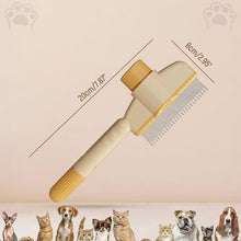 Load image into Gallery viewer, Self-cleaning Pet Flea Comb Grooming Brush