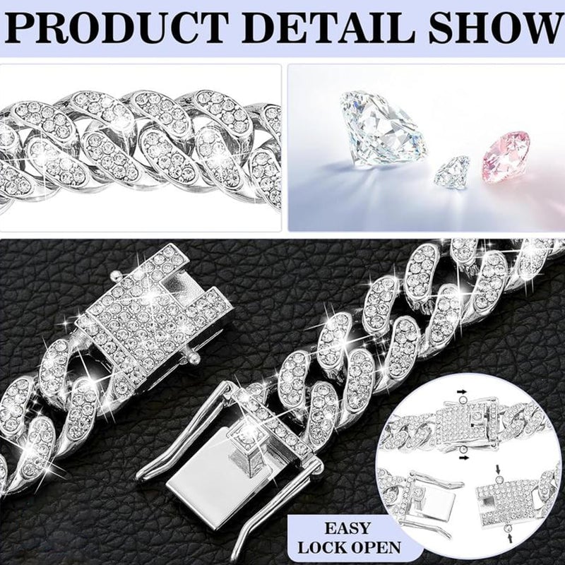 Bling Cuban Link Dog Collar