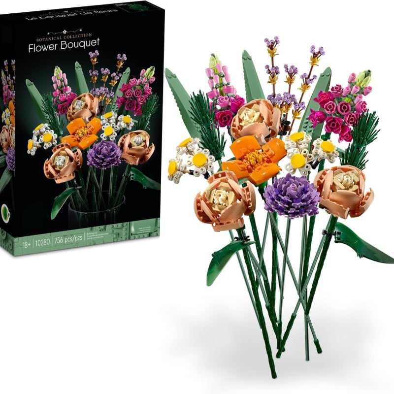 3D preserved flower assembly toy