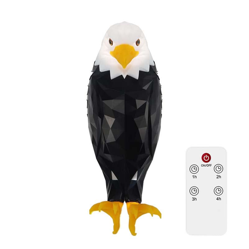 Magnetic Wall-Mounted Eagle Night Light with Remote Control