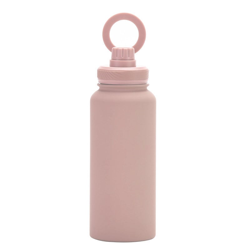 Water Bottle with Magnetic Phone Holder