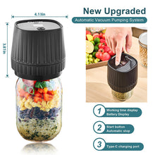 Load image into Gallery viewer, Electric Mason Jar Vacuum Sealer Kit