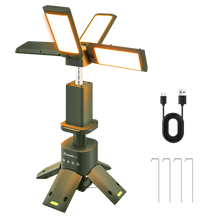 Load image into Gallery viewer, Outdoor Lighting Solution - Camping Lantern with Four Led Lamps