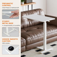 Load image into Gallery viewer, Hidden Casters Adjustable Bedside Table