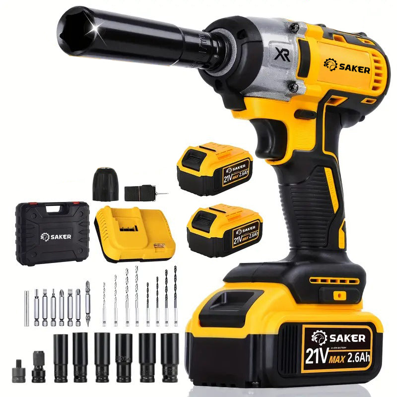 3 In 1 Cordless  Brushless Impact Wrench Kit