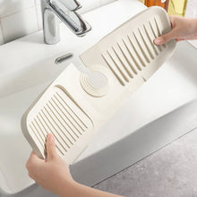 Load image into Gallery viewer, Silicone Faucet Splash Guard Mat