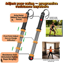 Load image into Gallery viewer, Sakerplus® Adjustable Ropeless Battle Ropes Training