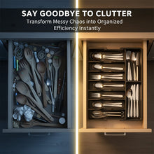 Load image into Gallery viewer, Kitchen Expandable Silverware Drawer Organizer