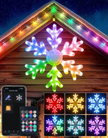 Sakerplus® Smart Led Snowflake Christmas Lights