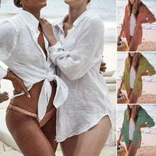 Load image into Gallery viewer, Women's Boho Semi-sheer Cover Up