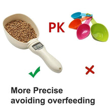 Load image into Gallery viewer, Digital Pet Food Measuring Scoop Feed Spoon