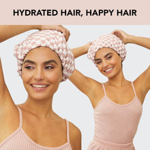 Load image into Gallery viewer, Satin Lined Luxury Shower Cap