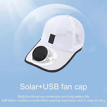 Load image into Gallery viewer, Sakerplus Solar Powered Cooling Fan Cap