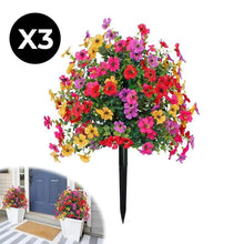 Load image into Gallery viewer, Ground Insert Faux Violet Flowers