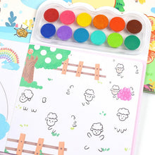 Load image into Gallery viewer, Fingerprint Painting Book with Themed Pages