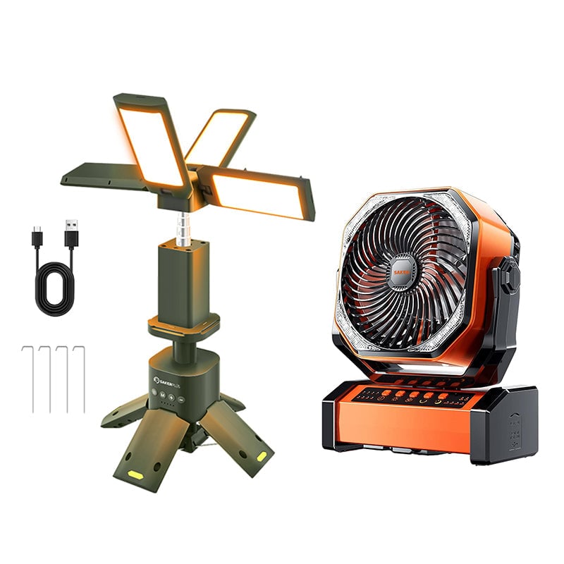 Retractable Windproof Camping Lantern