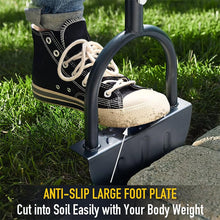 Load image into Gallery viewer, Half-moon lawn edger with T-handle