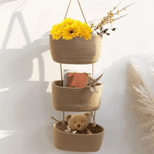 Load image into Gallery viewer, Decorative 3-Tier Hanging Organizer Bag